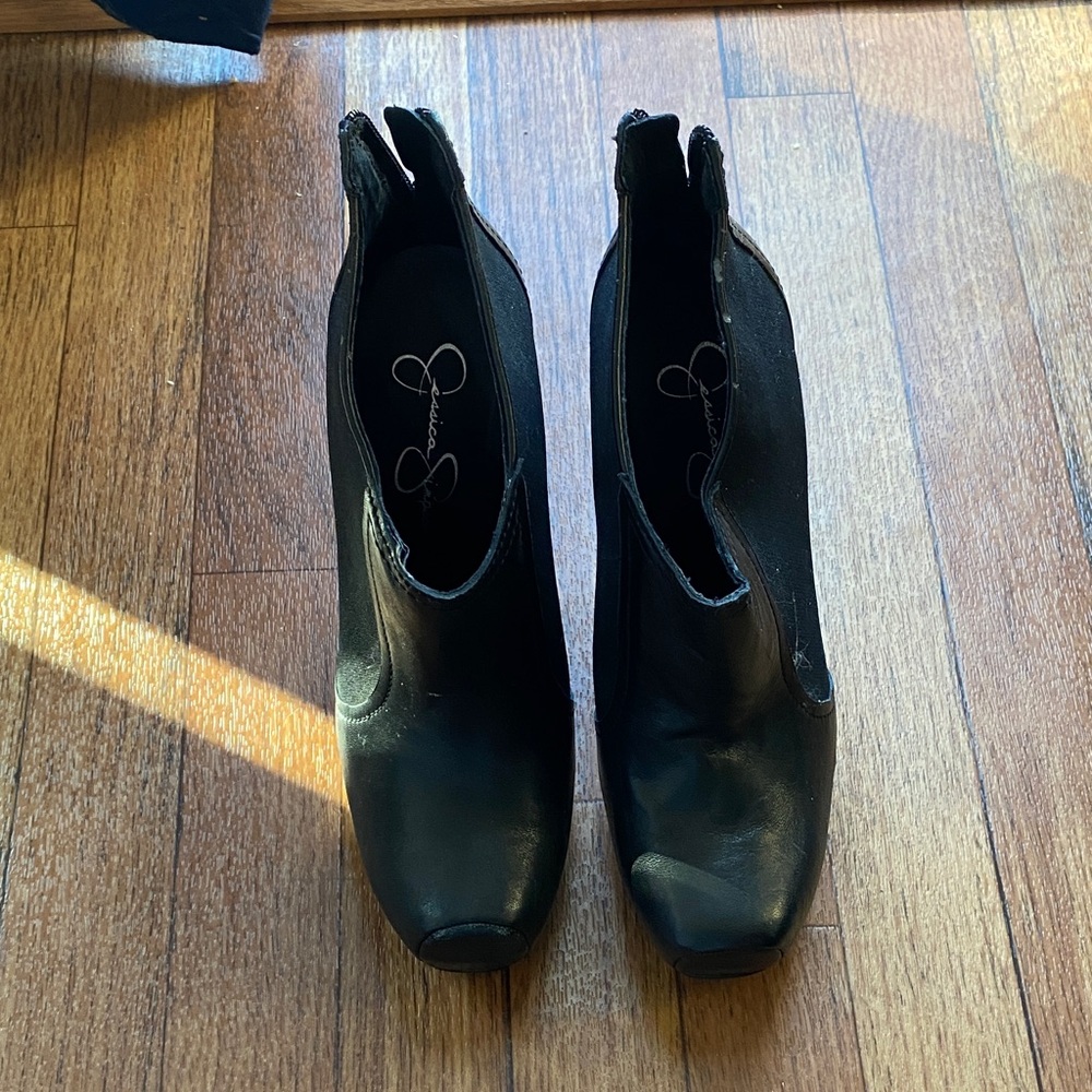 Jessica Simpson Black Ankle Booties